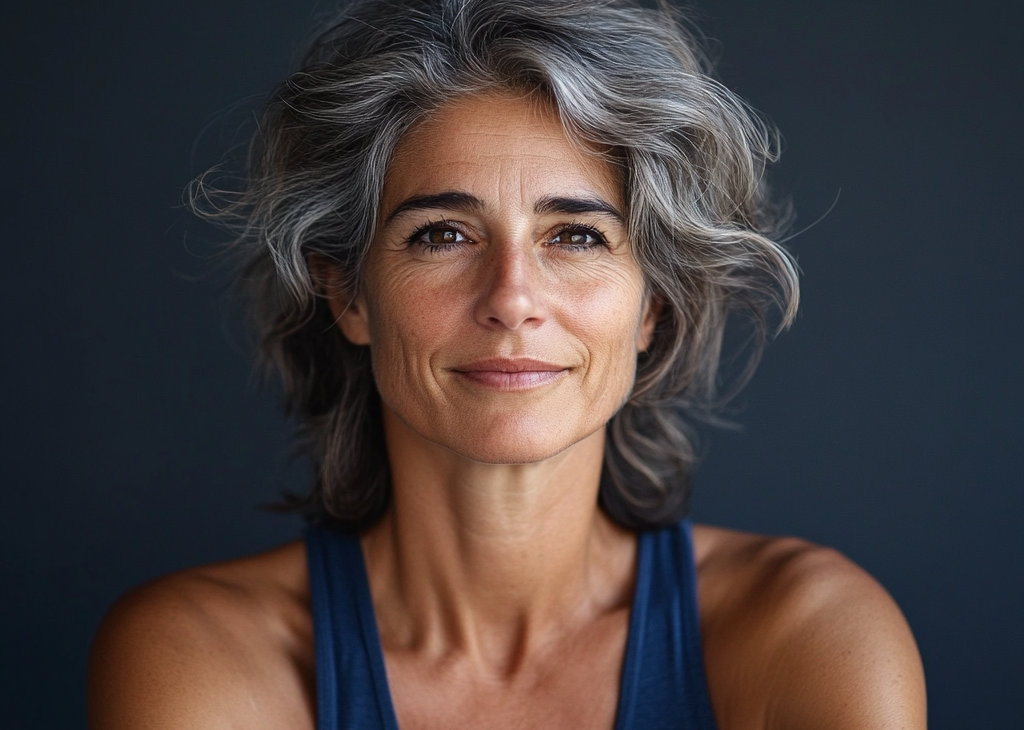 Mujer saludable y deportiva