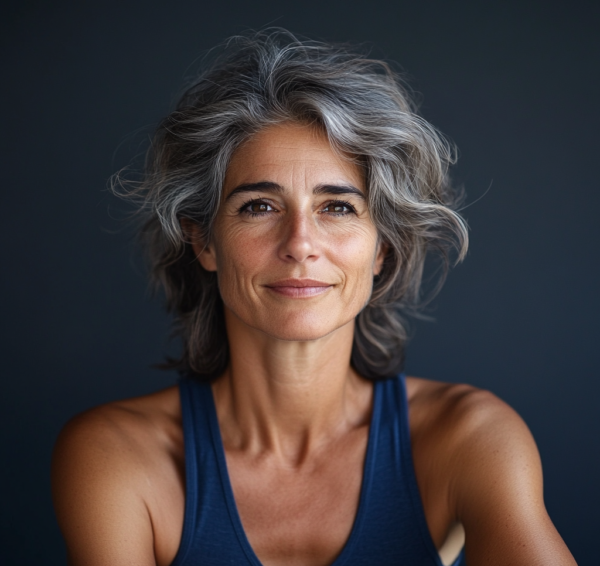 Mujer saludable y deportiva
